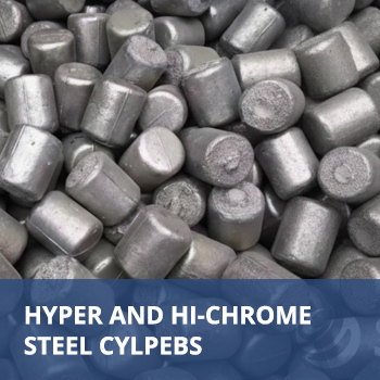 Hyper and Hi-Chrome Steel Cylpebs